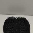 BESKAR Larger Shower Foot Scrubber Mat with Non-Slip Suction Cups- Cleans, Smooths, Exfoliates & Massages your Feet Without Bending, Improve Foot Circulation & Soothes Tired Feet- Black