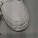 Rominz Women's Winter Snow Boots - Waterproof Black Fur Lined Warm Mid Calf Non-Slip Ankle Boots - White Lace-Up Platform (8)