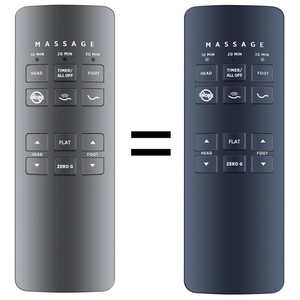 New Replacement RF258B Adjustable Bed Remote Control Compatible with Beautyrest SmartMotion 2.0 Serta Motion Plus Ergomotion Massage TEMPUR-Pedic JLDK.27.03.06 RF258B