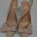 Kluolandi Bow Knot Slingback Kitten Heels for Women Closed Pointed Toe Pumps Dress Shoes Stiletto Heels Sandals (9.5, Nude)