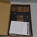 TAVR Dual Monitor Stand Riser, Computer Monitor Stands for 2 Monitors, Extra Long Multifunctional Desktop Organizer Riser for Computer, Laptop, PC, Printer, TV, Max 43.3" Length, Rustic Brown