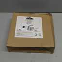 JOIEDOMI 9 inch Silver PVC Star Christmas Tree Topper, with 10 Warm White Light Glitter Swirl Battery Powered Indoor Decorations for Home Holiday Xmas Party