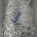 MAQIHAN 100 Disposable Shower Caps Unisex - Large Plastic Hair Caps for Deep Conditioning Shower Cap Reusable Waterproof for Women Men Hair Treatment Bath Cap for Long Hair Travel Essentials