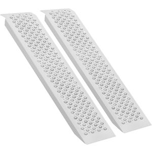 Aluminum Loading Ramp - 880lb Capacity, Anti-Slip Holes, Lightweight & Durable for Sheds, Garages, ATV, Motorcycle (47.2"x8.5") Aluminum Loading Ramp - 880lb Capacity, Anti-Slip Holes, Lightweight & Durable for Sheds, Garages, ATV, Motorcycle (47.2"x8.5")