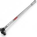 32-Inch 1/2” Drive Breaker Bar, Heavy Duty Extension Breaker Bar, 250° Rotatable Head, Premium Chromium Molybdenum Steel, Mechanical Work, Automobile and Motorcycle Maintenance and Repair