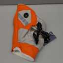 IECOii Dog Coat for Large Dogs, Orange, X-Large - Waterproof Winter Fleece Jacket with Harness, Turtleneck, Reflective Straps, Zipper Closure (X-Large(Chest:29.9 in))