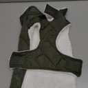 Dog Winter Coat - Windproof Fleece Warm Thick Dog Jacket Clothes for Snow Rainy Cold Weather - Green Pet Vest Coat Outfits for Small Medium Large Dogs - Indoor & Outdoor Use (S-XXL) Medium