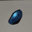 memzuoix Ergonomic Mouse Wireless,2.4G Optical Cordless Mice with 800/1200/1600 DPI,Vertical Computer Wireless Mouse for Laptop, Mac,PC,Desktop (for Right Hand, Large),Blue