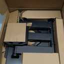 Amazon Basics Full Motion Articulating TV Wall Mount, with Swivel and Tilt, for 26" to 55" TVs and Flat Panels up to 80 Lbs, VESA Compatible, Black