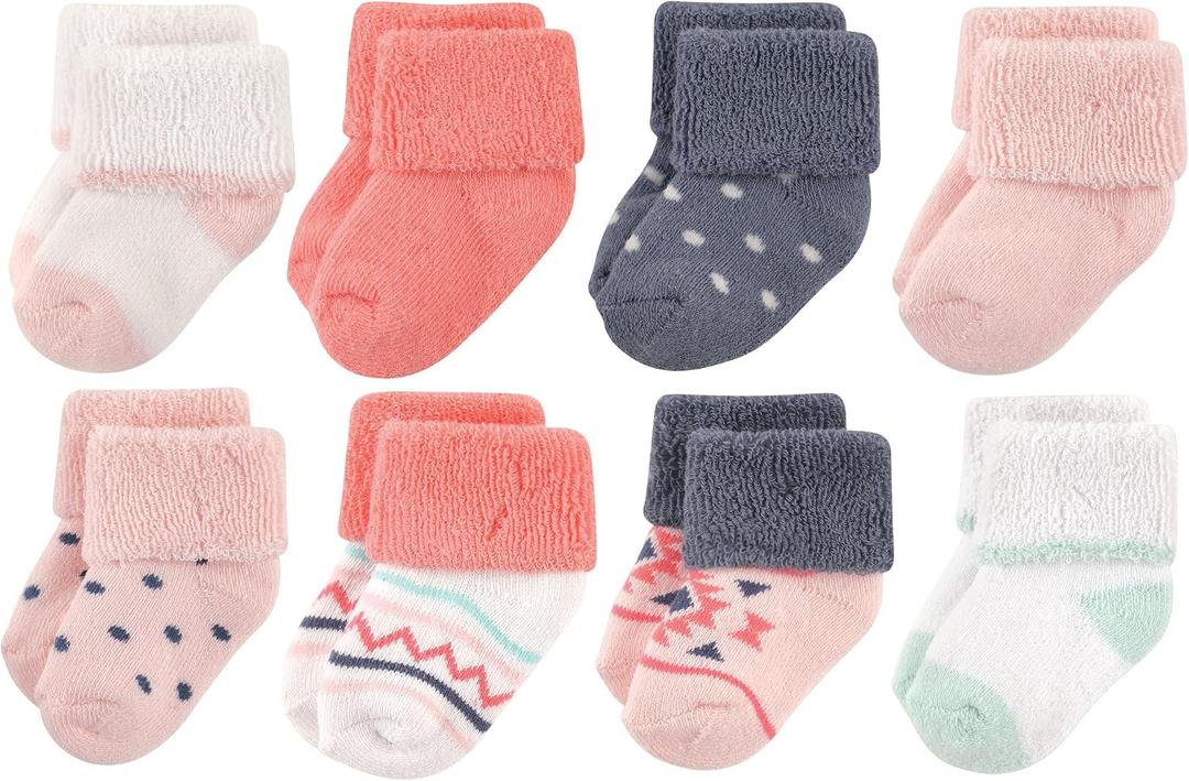 Luvable Friends Baby Newborn and Baby Terry Socks