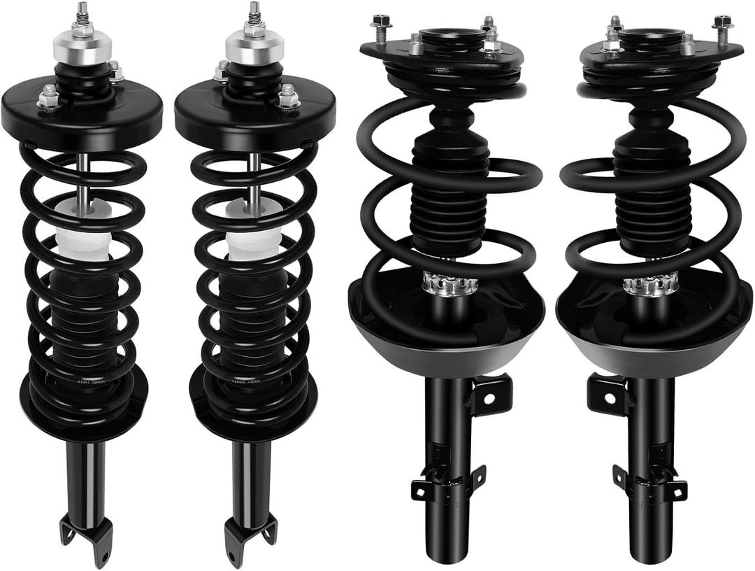 SCITOO Front and Rear Pair Strut & Spring Complete Assembly Compatible with 2013-2017 for Honda for Accord Complete Struts 172984 172971 172970