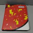 Trading Card Binder 9 Pocket,Card Binder 900 Pockets,Card Book Holder Cards with 50 Removable Sleeves,3-Ring Zip Design MTG/TCG/Sport Collectible Trading Card Albums Gifts for Boys and Girls (Red) (Large)