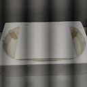 Elevated Ceramic Dog Bowl Set - Double Dog Feeding Bowls with Stand Splash Proof - Raised Dishes for Food and Water - Ideal for Small to Medium Dogs - 2 x 850 ml - 28.74 oz (White)