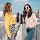 2 x yoelike 2 PCS Wave Silicone Water Bottle Boot for Owala, Anti-Slip Protective Sleeve for FreeSip/Twist/Flip, Watter Bottle Accessories, Bottom Bumper Cover, Dishwasher Safe, BPA Free (Black)