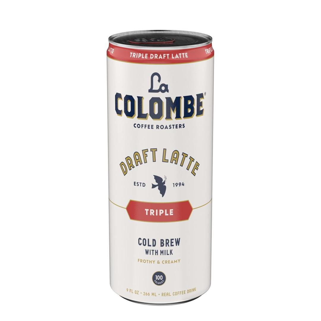 La Colombe, Latte Draft Triple, 9 Fl Oz, 4 Pack (EXP 09/05/26)
