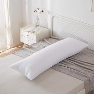 Acanva Fluffy Bed Sleeping Side Sleeper Body Pillow Insert, Extra-Long 20 x 72, White