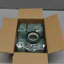 6 Pcs Mini Floral Foam Holder for Wine Bottle, Green Floral Foam Round with Plastic Base, Floral Arrangement Supplies for Wedding Party Table Wine Bottle Decor (6)