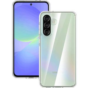 Foluu Slim Fit Case for Samsung Galaxy A36 5G - Transparent Hard PC Back & Soft TPU Bumper, Shockproof Protective Case for Samsung Galaxy A36 5G 2025 (Clear)