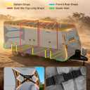 Travel Trailer RV Cover 30-33 FT, 9 Layers Heavy Duty Camper Cover