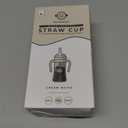 GROSMIMI Spill Proof no Spill Magic Sippy Cup with Straw with Handle for Baby and Toddlers, Customizable, PPSU, BPA Free 10 oz (Beige)