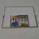 Dry Erase White Board with Stand,Double-Sided Whiteboard 16"x12", 10 Markers,6 Magnets, 1 Eraser,Portable Desktop Whiteboard for Planning,Colorful Weekly Schedule Board for School for Home