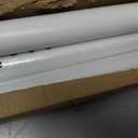 Tension Curtain Rod by EZFurni, 42-123 Inches, Heavy Duty Tension Rods for Windows, Adjustable Spring Loaded Curtain Rods No Drilling, Renter Friendly, Hold Up Blackout Curtains and Non Slip, White