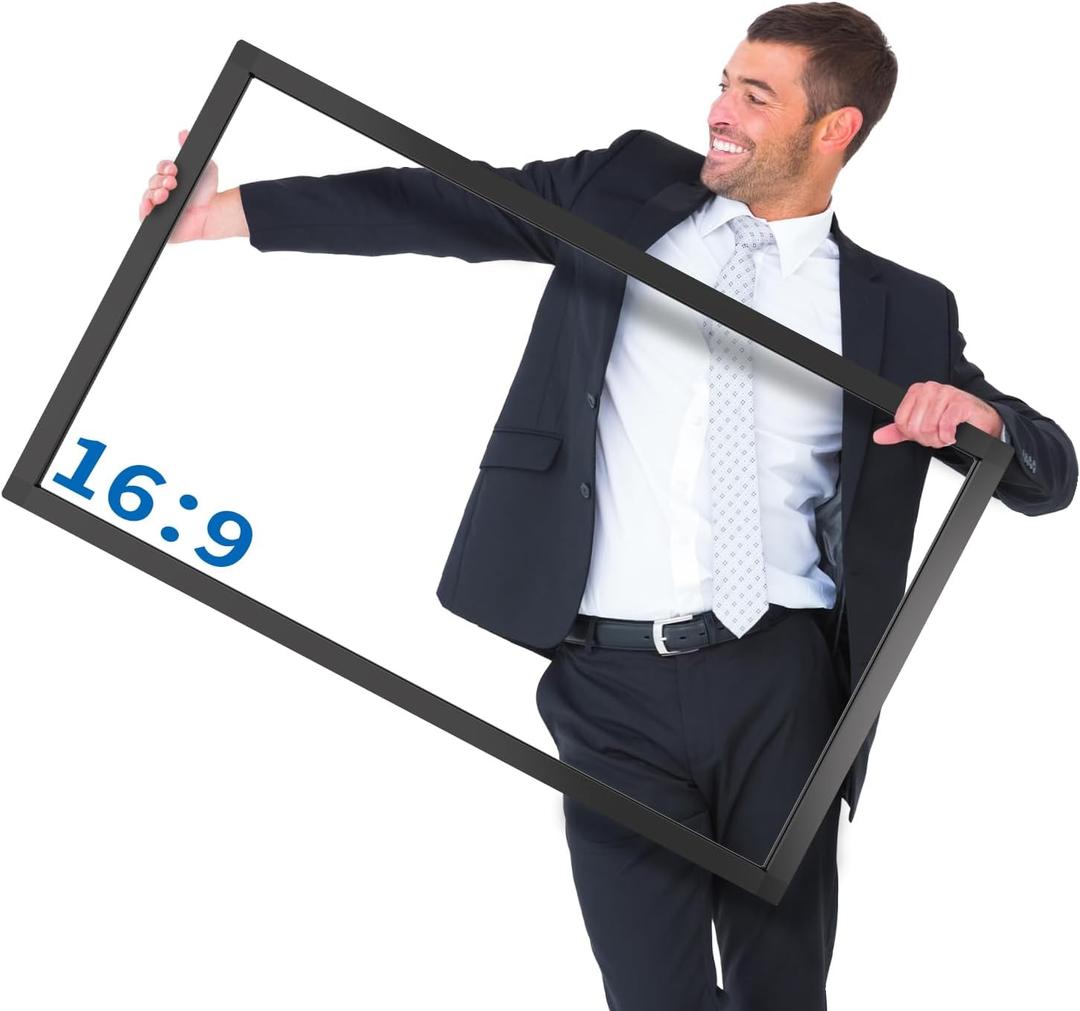 32 Inch 20 Points Infrared Touch Frame, Interactive USB Interface IR Touch Screen Overlay Use, Driver Free Intelligent, Suitable for Digital Signage