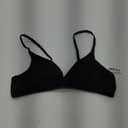 Amazon Essentials Women's Classic Bikini Swimsuit Top, Black, S  