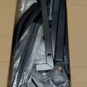 Dicasser Firewood Rack Outdoor and Indoor Firewood Storage, 24 INCH Double Coated Fire Wood Organizer, Waterproof Rustproof Stable Log Holder and Fireplace Decor, Black