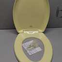 Bemis Classic Colors Slow Close Toilet Seat, Easy Clean Hinges and Durable Plastic Seat, Made in USA, Elongated, Yellow