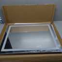 Amorho LED Mirror for Bathroom, 24"X32" with Front and Backlight, Stepless Dimmable Wall Mirrors with Anti-Fog, Shatter-Proof, Memory, 3 Colors, Double LED Vanity Mirror, (Horizontal/Vertical) (32" L x 24" W, Front and Backlit)