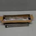 Adjustable Shower Curtain Rod 31-80 Inch, Never Rust Stainless Steel Silver Tension Rod, 1" Heavy Duty No-Drill for Bathroom, Kitchen & Closet