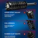 KAX 2PCS Rear Complete Strut & Coil Spring Assembly for 2004-2007 Highlander,2004-2006 RX330,2007 RX350 172215 172216