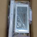 Modern Outdoor Light Fixtures Dusk to Dawn Outdoor Lighting,15" Exterior Wall Sconce, Porch Light, Black Garage Lights Wall Lamp, Waterproof Outdoor Lights for House, Garden, Front DoorWhite