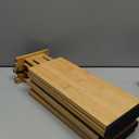 SpaceAid Bamboo Dresser Drawer Dividers 6 Pack, 4.65 High Adjustable 12.5-17 Drawer Organizers, Expandable Organization for Clothing, Clothes, Dressers, Natural