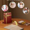 Glocusent 12 LED Rechargeable Book Light, Clip-on Reading Light with 5 Colors & 5 Brightness Levels, Up to 100Hrs Runtime, Eye-Caring Reading Lights for Books in Bed, Perfect for Book Lovers, Kids