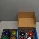 Buzzers for Trivia Games, Rechargeable Answer Buzzers for Classroom with Light, Show Who Buzzed First, 4 Modes, 50m(164Ft)-Buzzer System for Game Show, School, Jeopardy, Family Feud Night (8 Color)