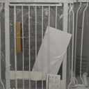 ELEVON Baby Gate for Stairs Doorways, 29.143.3" Extra Wide 36 Tall Dog Gate with Auto-Close, Pressure Mounted Walk Through Pet Gate, White