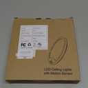 Hard-Wired Motion Sensor Ceiling Lights, 9in 20W Flush Mount Motion LED Ceiling Lights, 3000K 4000K 6000K Indoor Ceiling Light for Closet Doorway Stairway Hallway, 2 Packs, Not Battery Operated