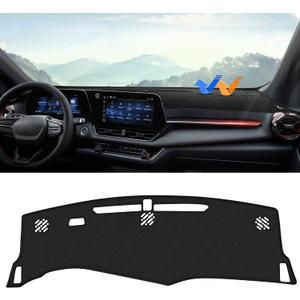 Autorder Dashboard Cover Mat for 2025 2026 Chevrolet Equinox Accessories Dash Cover Upgrade Velvet Dash Mat UV Rays Protector (Not for Chevrolet Equinox EV)