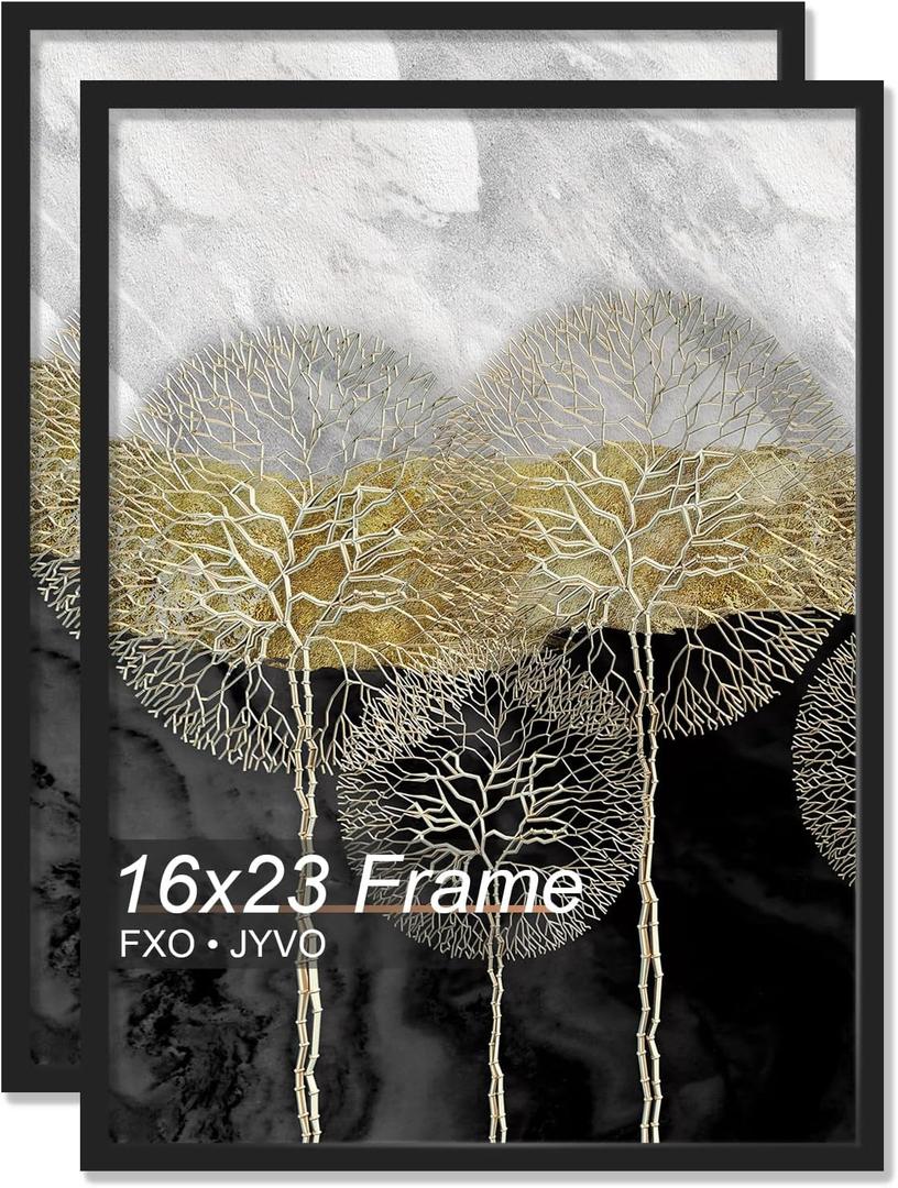 16x23 Picture Frame Set of 2 for Photo Poster Horizontally/Vertically
