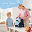 Daximo 3 Pack Silicone Snack Containers with Lids for Kids  Reusable Double Compartment Leak-Proof Silicone Snack Container  Dishwasher Safe Snackle Box for a Healthier Snack Time