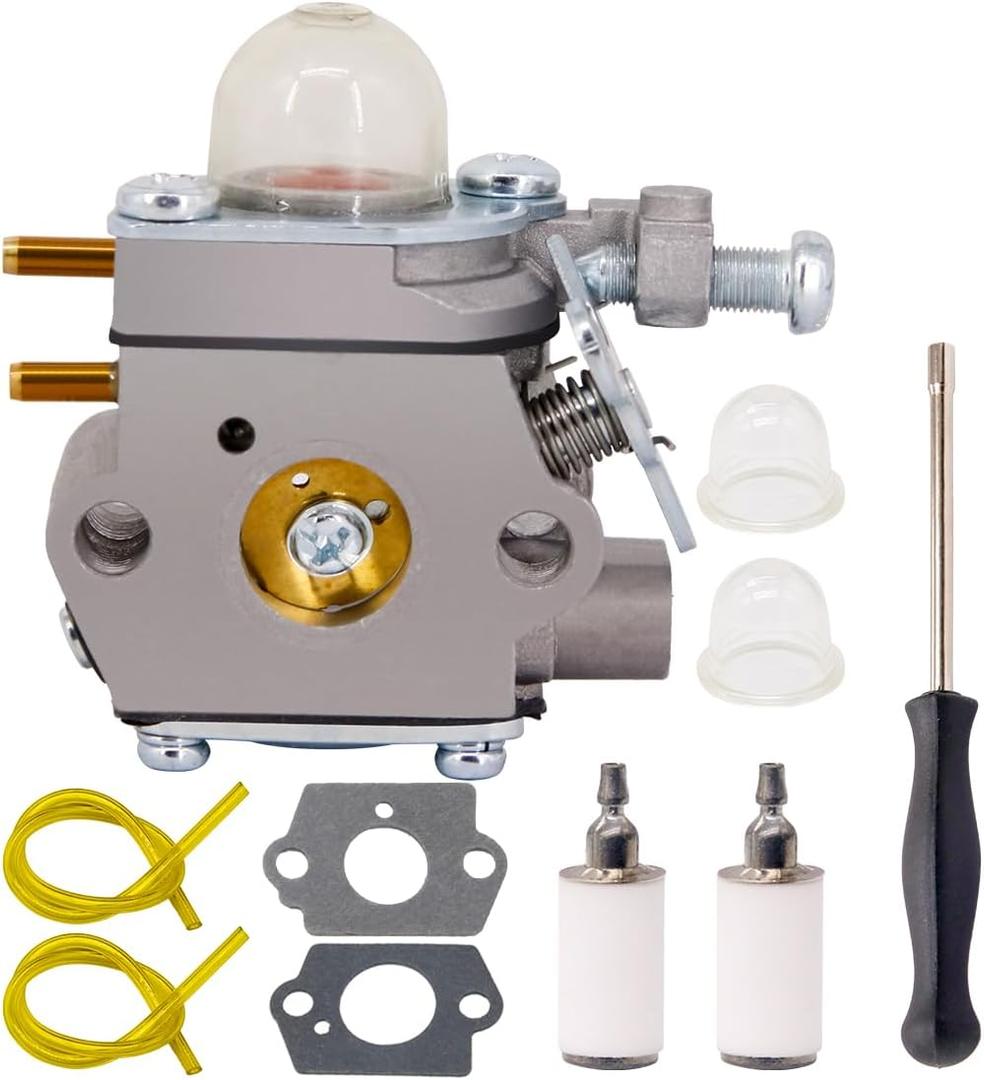 753-06190 Carburetor for Troy Bilt Weed Eater TB21EC TB22 TB22EC TB32EC TB80EC TB2040XP TB25C TB252S TB25CB TB25SB TB25PS String Trimmer 951-14840 WT-973 WT-973-1 WT-1116 751-14840 Carburetor