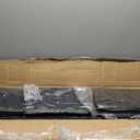 Sweetcrispy 10 Drawer Fabric Dresser Storage Tower with Bins, Tall Chest Organizer for Bedroom Closet Hallway, Steel Frame Wood Top Easy Pull Handles,Black