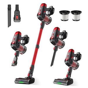 Cordless Vacuum Cleaner, 500W 45Kpa 60Mins Stick Vacuum Cleaner for Home, SelfStanding Vacuum with 1.5L Dust Cup and HEPA Filter, AntiTangle Brush for Hardwood Floors, Carpets, and Pet Hair