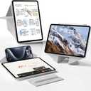 Case for iPad Air 11 inch M3/M2(2025/2024),iPad Air 5th/4th Generation(2022/2020) 10.9 inch,Slim Magnetic Attachment Protective Tablet Case,Auto Wake/Sleep,Hidden Pencil Holder (Grey)