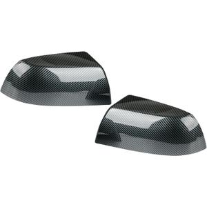 Osompar Carbon Fiber Outer Rear View Mirror Cover Cap Front Driver Passeger Side for Toyota Tundra 2007-2021 Toyota Sequoia