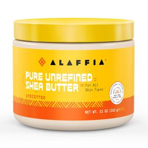 Alaffia Butter Body Shea Unscentd, 11 oz