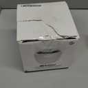 2025 Upgraded Ultrasonic Retainer Cleaner Machine with  / Lights,  Alarm, 45kHz Denture Cleaner, Mouth Guard Cleaner, Night Guard Cleaner Dental Cleaning Pod (Black01)