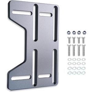 JMCHstore Mini Bike Engine Mount Plate 10mm Aluminum Bracket Kit,for FRP GMB100 Coleman B100 Mega Moto mm80, for Hoverheart MB001 Baja DB30 Motovox MBX10, Bolt-On Swap for Predator 212 196 224cc